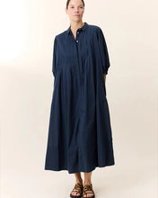 Load image into Gallery viewer, Roca Pleated Dress-Black Iris