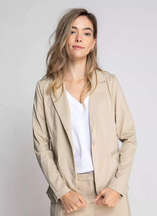 Salma Blazer-Taupe