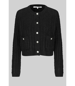 Karolina Knit Cardigan-Black