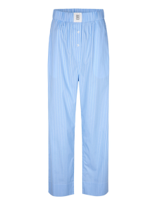 Amale Trousers-Light Blue Stripe