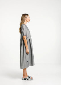 Leah Dress-Black Static