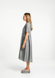 Leah Dress-Black Static