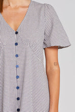 Load image into Gallery viewer, Happy Days Dress-Midnight Checkers