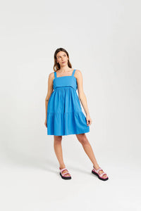 Zigged Dress-Marine