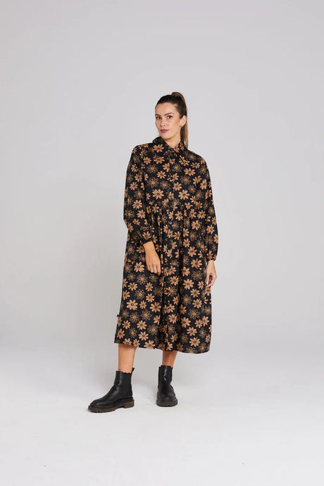 Aleah Dress-Winter Petal