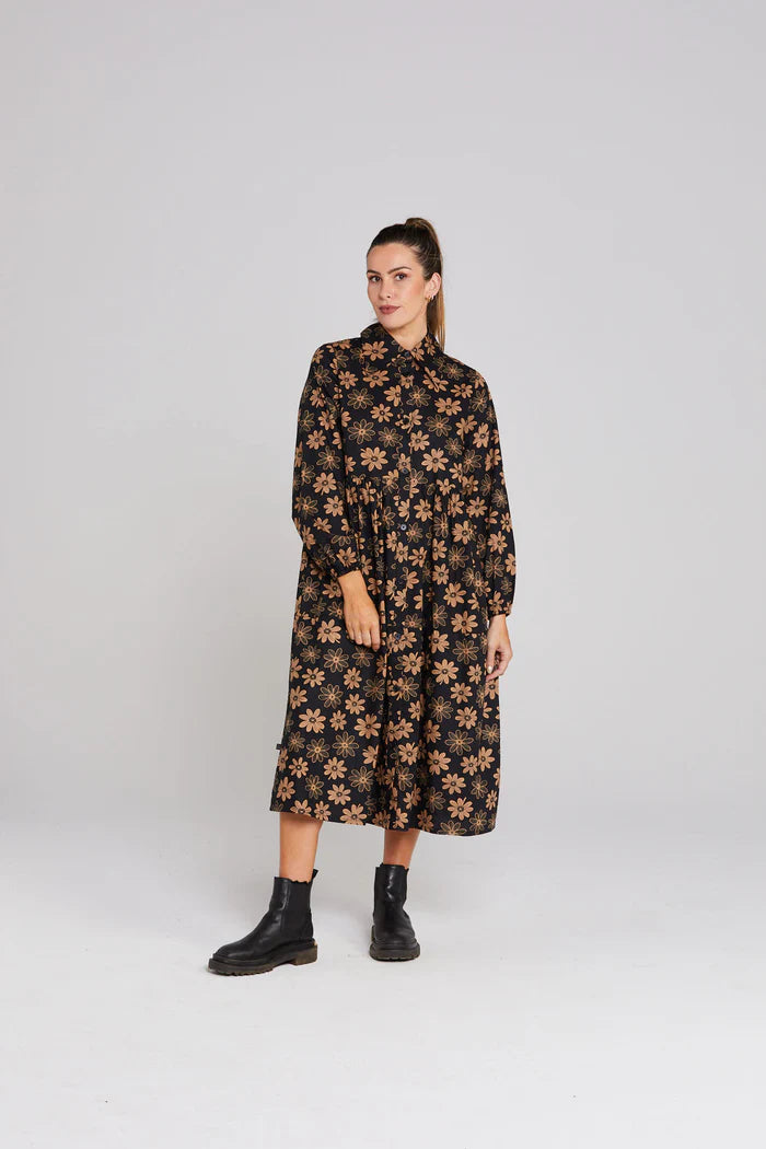 Aleah Dress-Winter Petal