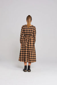 Pippo Dress-Cocoa Check