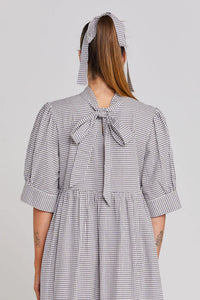 Nightfall Dress-Midnight Checkers