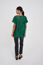 Load image into Gallery viewer, Enia Top Orchid Lace-Verdant Green