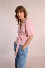 Load image into Gallery viewer, Wrap Top-Pink