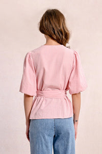 Wrap Top-Pink