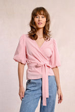 Load image into Gallery viewer, Wrap Top-Pink
