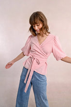 Load image into Gallery viewer, Wrap Top-Pink