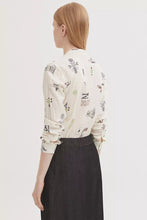 Load image into Gallery viewer, Cross Stitch Print Basic Shirt-Ecru