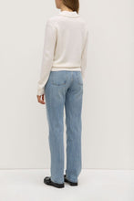 Load image into Gallery viewer, Annabelle Wool Cashmere Knit Polo-Cream