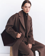 Load image into Gallery viewer, Ivy Wool Coat-Cocoa Marle