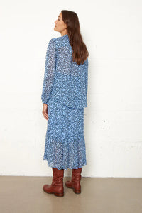 Aronia Skirt-Cornflower Blue