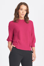 Load image into Gallery viewer, 3/4 Tulip Sleeve Pleat Front Top