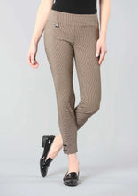 Load image into Gallery viewer, Ruth Check 28&quot; Slim Ankle Pant