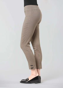 Ruth Check 28" Slim Ankle Pant