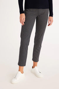 Liv Houndstooth Pant-Navy