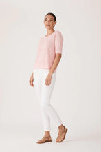 Load image into Gallery viewer, Linen Knit Tee-Pale Pink