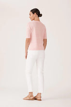 Load image into Gallery viewer, Linen Knit Tee-Pale Pink