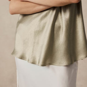 Norton Tee-Sage 100% Sand Washed Silk