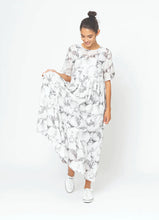 Load image into Gallery viewer, Teddy Dress-Leaf Print