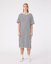Load image into Gallery viewer, Emily Dress-Black Rock Stripe