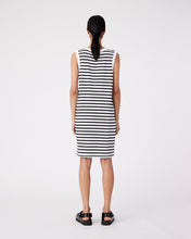 Load image into Gallery viewer, Charlotte Dress-Black Rock Stripe