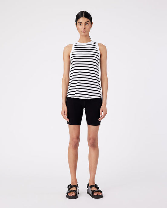 Adut Tank-Black Rock Stripe