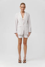 Load image into Gallery viewer, Austin Blazer-Natural Gingham