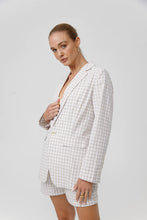 Load image into Gallery viewer, Austin Blazer-Natural Gingham
