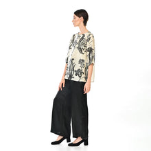 Load image into Gallery viewer, Lyrebird Tee Top-Black on Natural