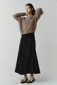 Moss Skirt-Black 100% Tencel