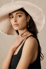 Oma Hat-Natural/Red