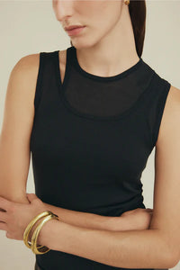 Loretta Singlet-Black
