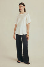 Load image into Gallery viewer, Norton Tee-Ivory 100% Silk