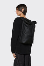 Load image into Gallery viewer, Rolltop Rucksack-Black