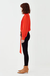 Bowie Blouse-Persimmon