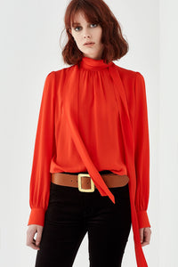 Bowie Blouse-Persimmon