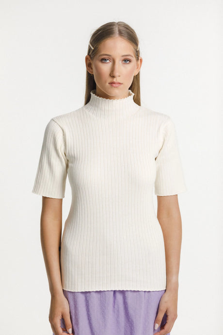 Spring Turtle Neck-Unbleached