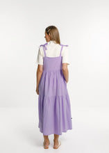 Load image into Gallery viewer, Tie Up Ziggy Dress-Purple Rose