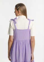 Load image into Gallery viewer, Tie Up Ziggy Dress-Purple Rose