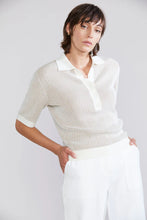 Load image into Gallery viewer, West S/S Polo-Cream Bark