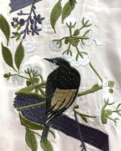 Birds Embroidered Ally Dress