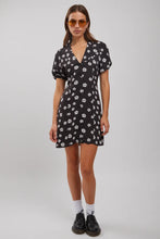 Load image into Gallery viewer, Folk Floral Susie Dress-Black