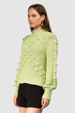 Load image into Gallery viewer, Besito Pom Pom Knit-Pale Lime