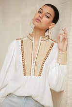 Load image into Gallery viewer, Reva Blouse-White